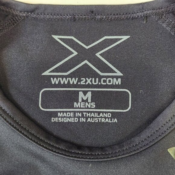 2XU Mens Refresh Recovery Compression Shirt M Black Long Sleeve Activewear - Picture 3 of 9